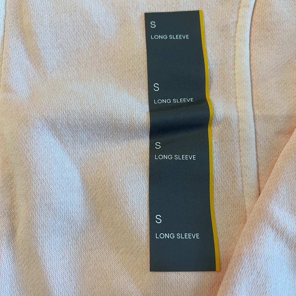 All in Motion Peach Fleece Full Zip Hoodie Jacket - Picture 4 of 6